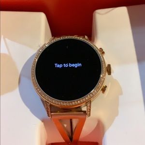 Fossil watch gen 4 venture hr blush